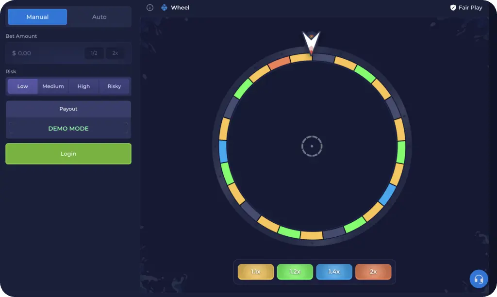 Rainbet Wheel
