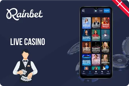 Live casino med rigtige dealere